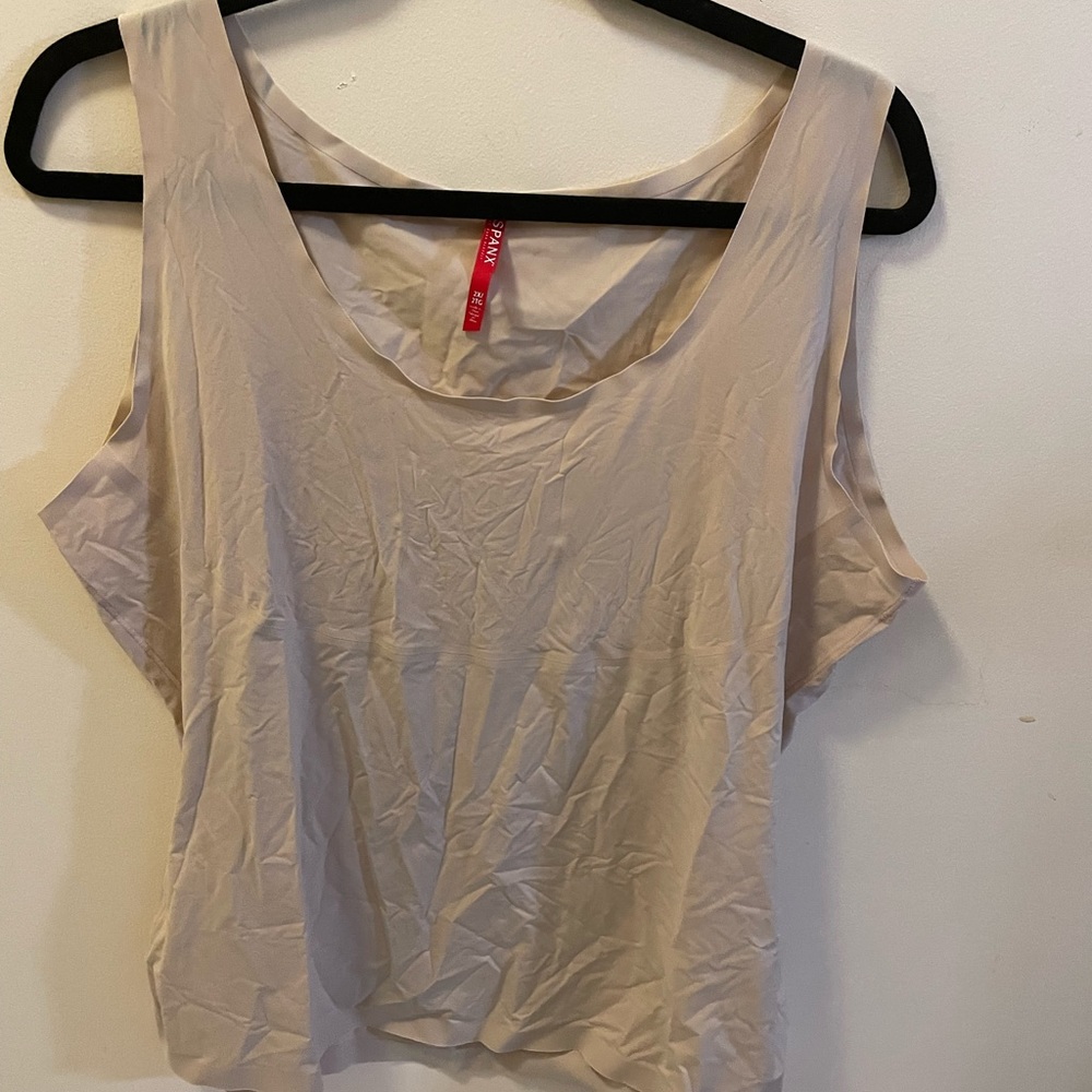Spanx size 2X sliming tank designed for smoothing the belly and back